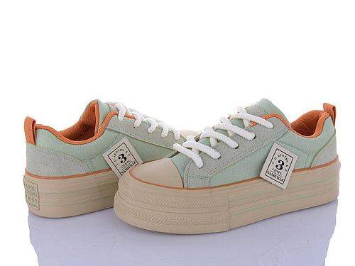 Кеды Violeta 170-28 green-orange оптом в магазине Violeta-Wonex
