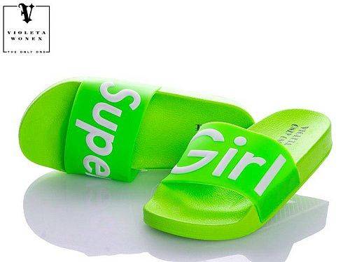 Шлепанцы Violeta 8-305 green оптом в магазине Violeta-Wonex