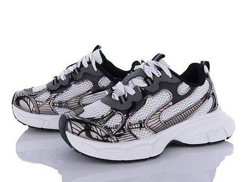 Кроссовки Violeta G30-SS3967 white-black оптом в магазине Violeta-Wonex