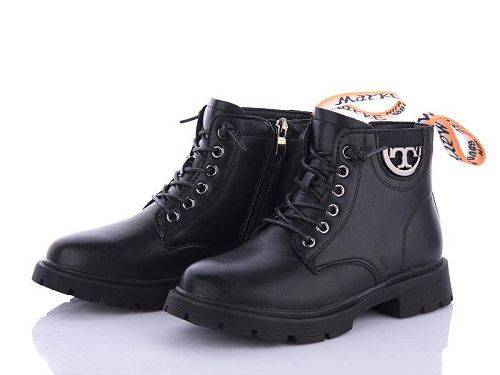 Ботинки Violeta Y106-7603 black-orange оптом в магазине Violeta-Wonex