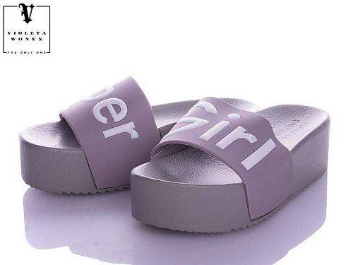 Шлепанцы Violeta 8-306 grey оптом в магазине Violeta-Wonex