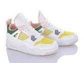 Кроссовки Violeta 143-24 white-yellow-green оптом в магазине Violeta-Wonex