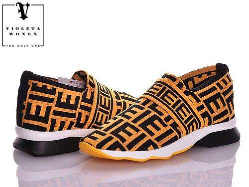 Кроссовки Violeta 135-5 yellow-black оптом в магазине Violeta-Wonex
