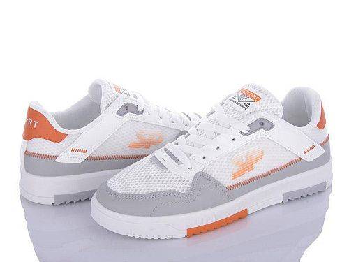 Кроссовки Violeta 203-31 white-orange оптом в магазине Violeta-Wonex