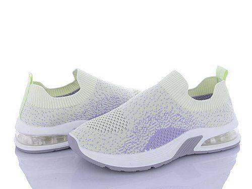 Кроссовки Violeta 92-35 green-purple оптом в магазине Violeta-Wonex