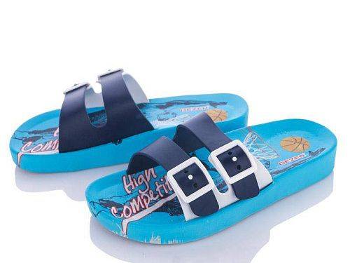 Шлепанцы Violeta 11378 white-blue оптом в магазине Violeta-Wonex