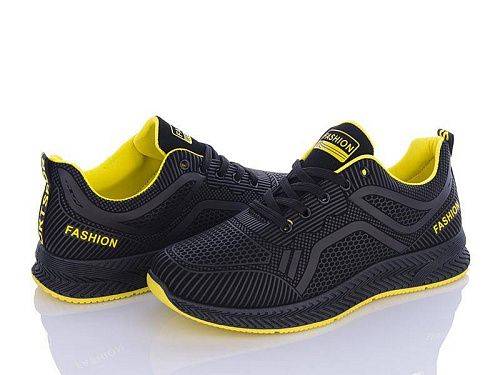 Кроссовки Violeta 197-142 black-yellow оптом в магазине Violeta-Wonex