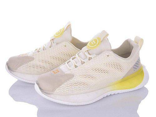 Кроссовки Violeta Y170-T200 beige-yellow оптом в магазине Violeta-Wonex