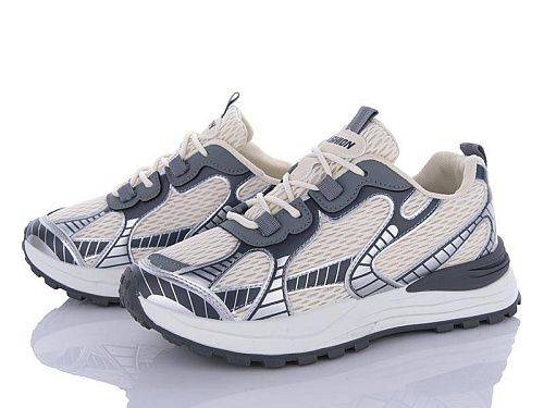 Кроссовки Violeta 176-34-B0682 beige-grey оптом в магазине Violeta-Wonex